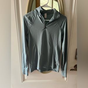 Light blue athletic long sleeve tee